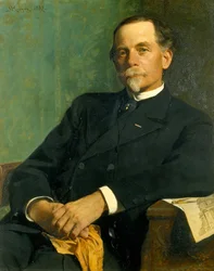 Arquitecto, Profesor F. Meldahl sentado